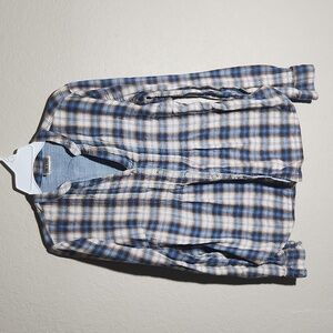 Converse Shirt Womens Size S Plaid Top Longsleeve